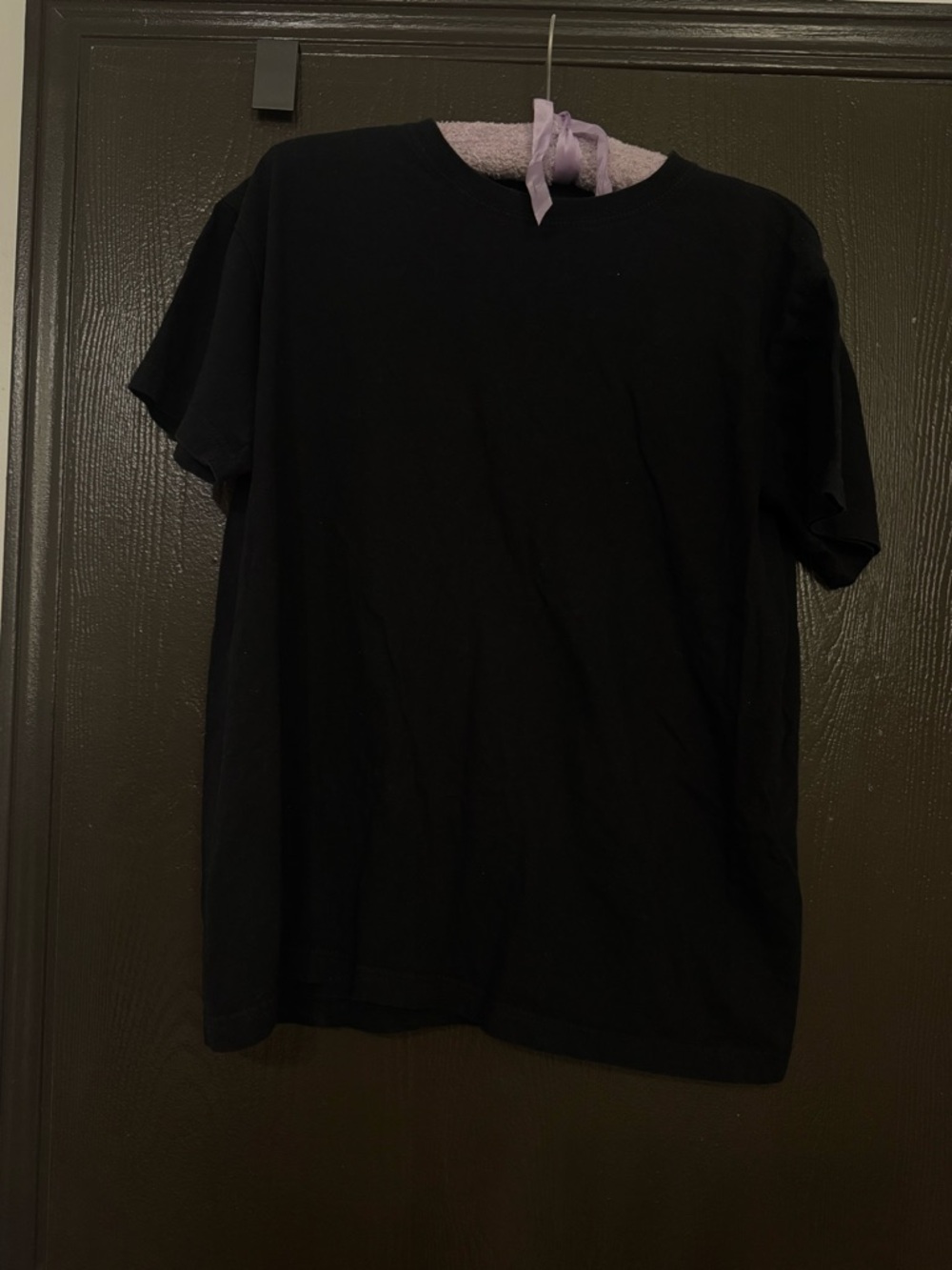 a.n.a Black Short Sleeve Crew Neck Tee